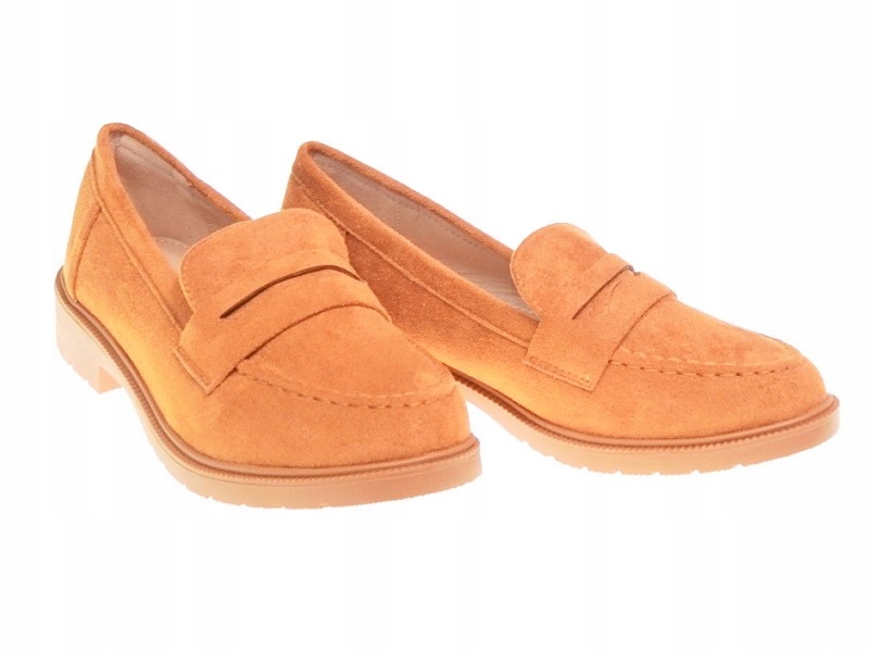 Zamszowe mokasyny damskie camel r.38 Marka inna