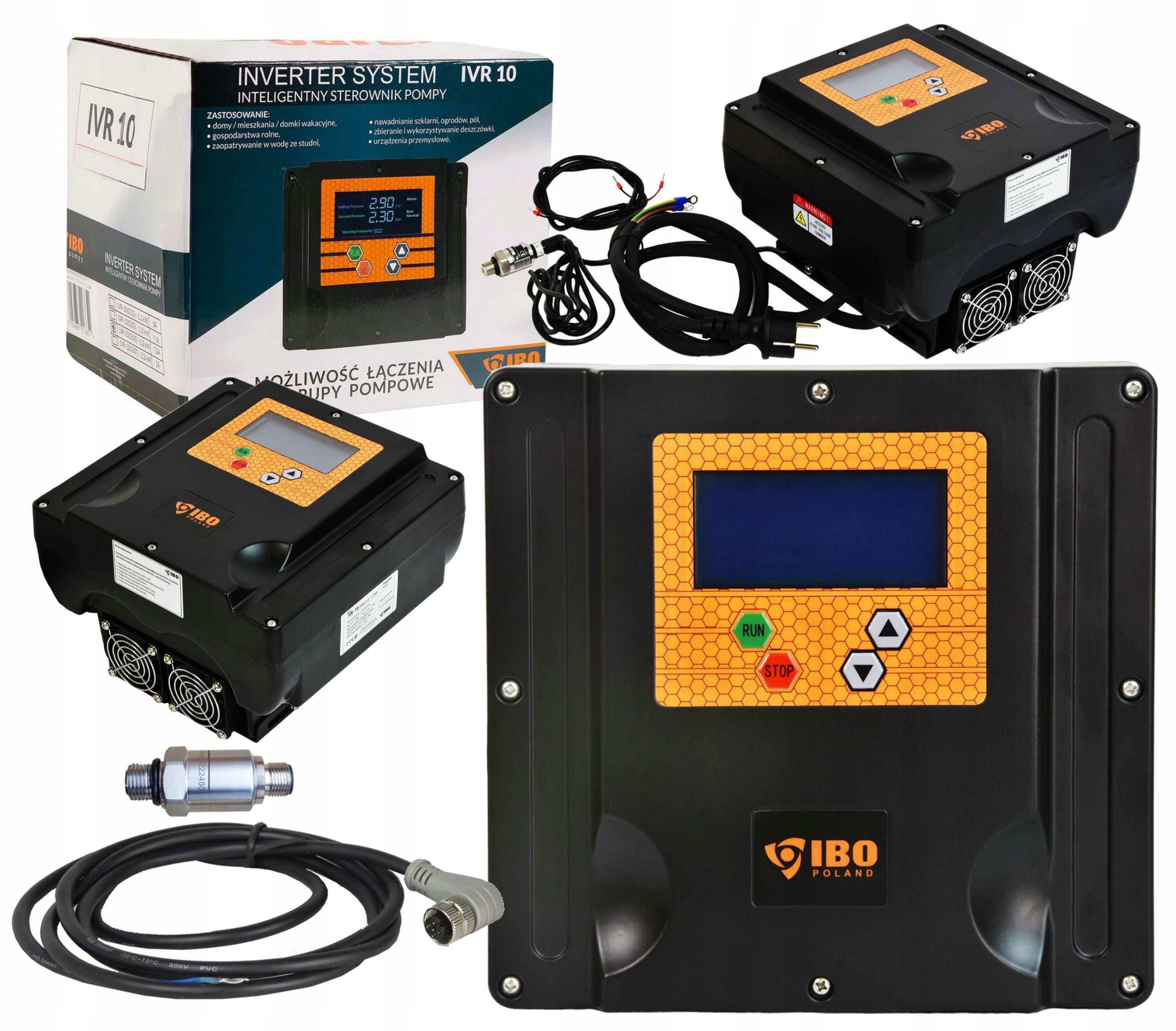 Ovládač IVR-10-040S Ibo 3kW 15A 230V Invertor Pre Čerpadlá