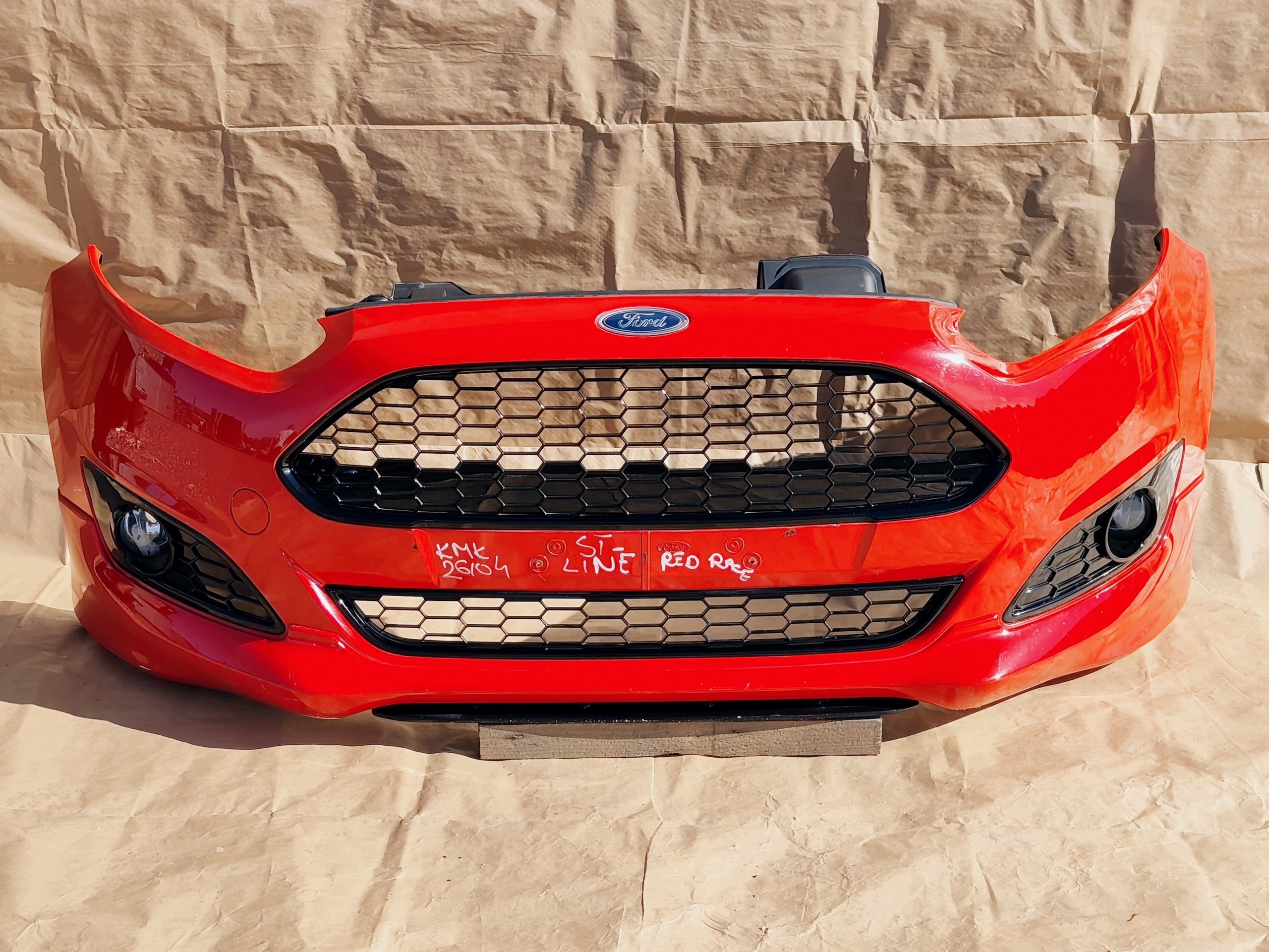 FORD FIESTA MK7 LIFT 2012-2017 ST-LINE bumper front RED RACE original