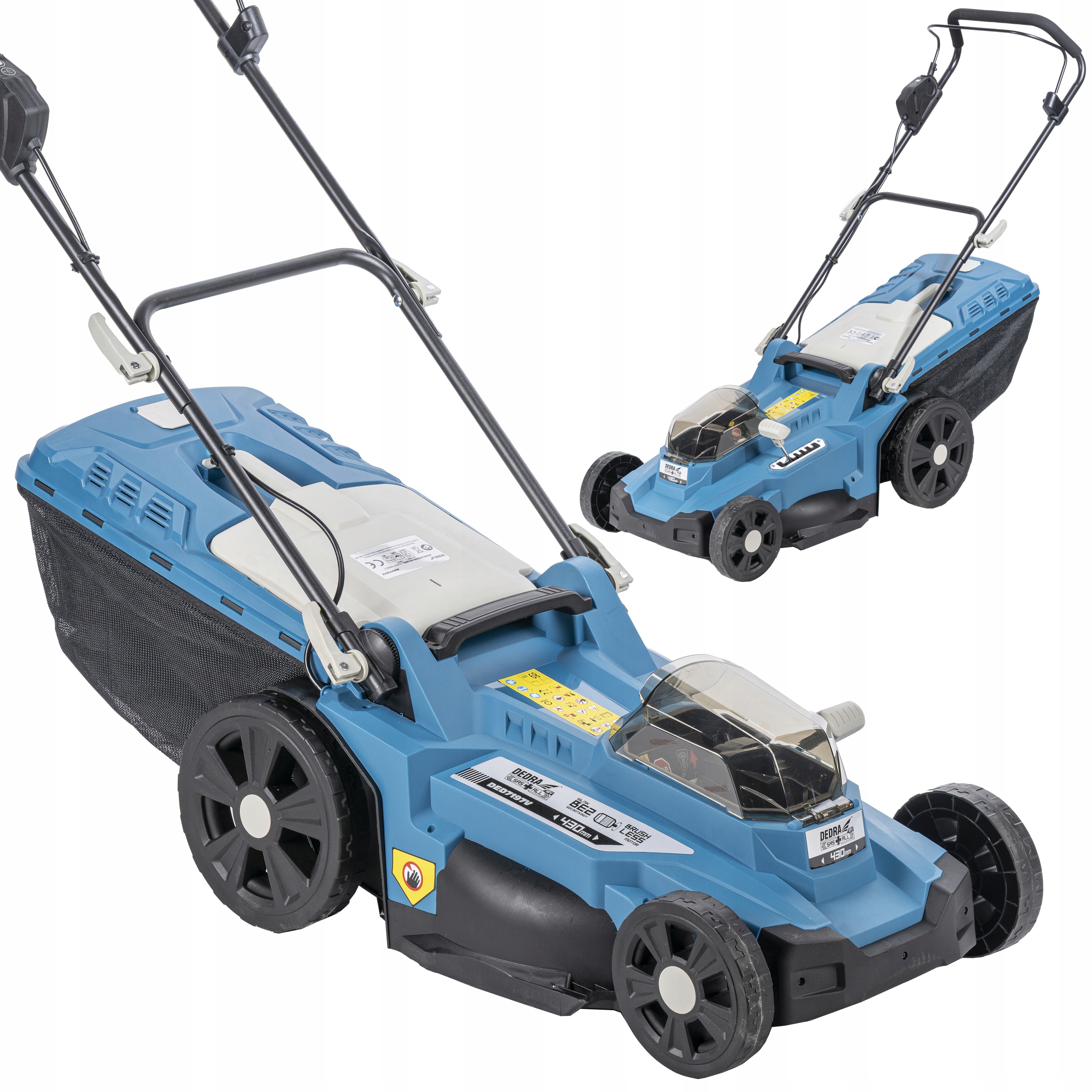 Kosiarka akumulatorowa Dedra 43 cm do trawy Sas+all 2x18V Indukcyjny Lekka