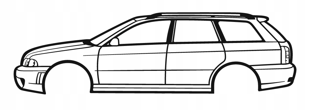 nástěnná dekorace Obraz Auto Audi RS4 B5 2004