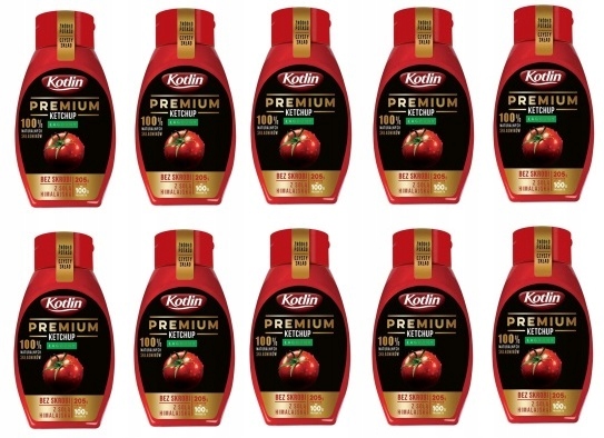 10 x 450 g Kotlin Měkký kečup premium bez lepku Karton