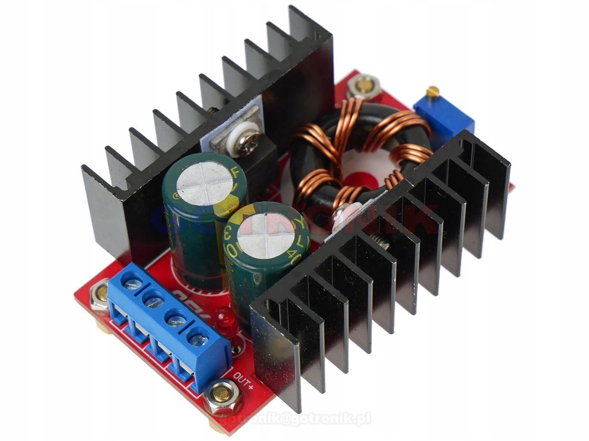 

Przetwornica napięcia 12V do 35V step up 150W
