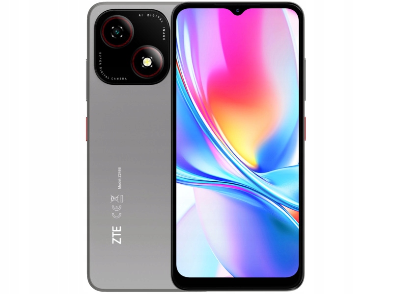 Smartfon Zte Blade A35e 2/64GB 6.52” 60Hz Szary