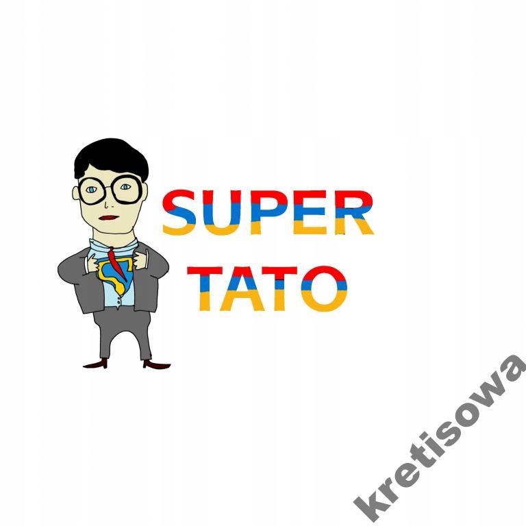 

Męska Dzień Ojca Tato Tatuś Super Wzory Hit t2a