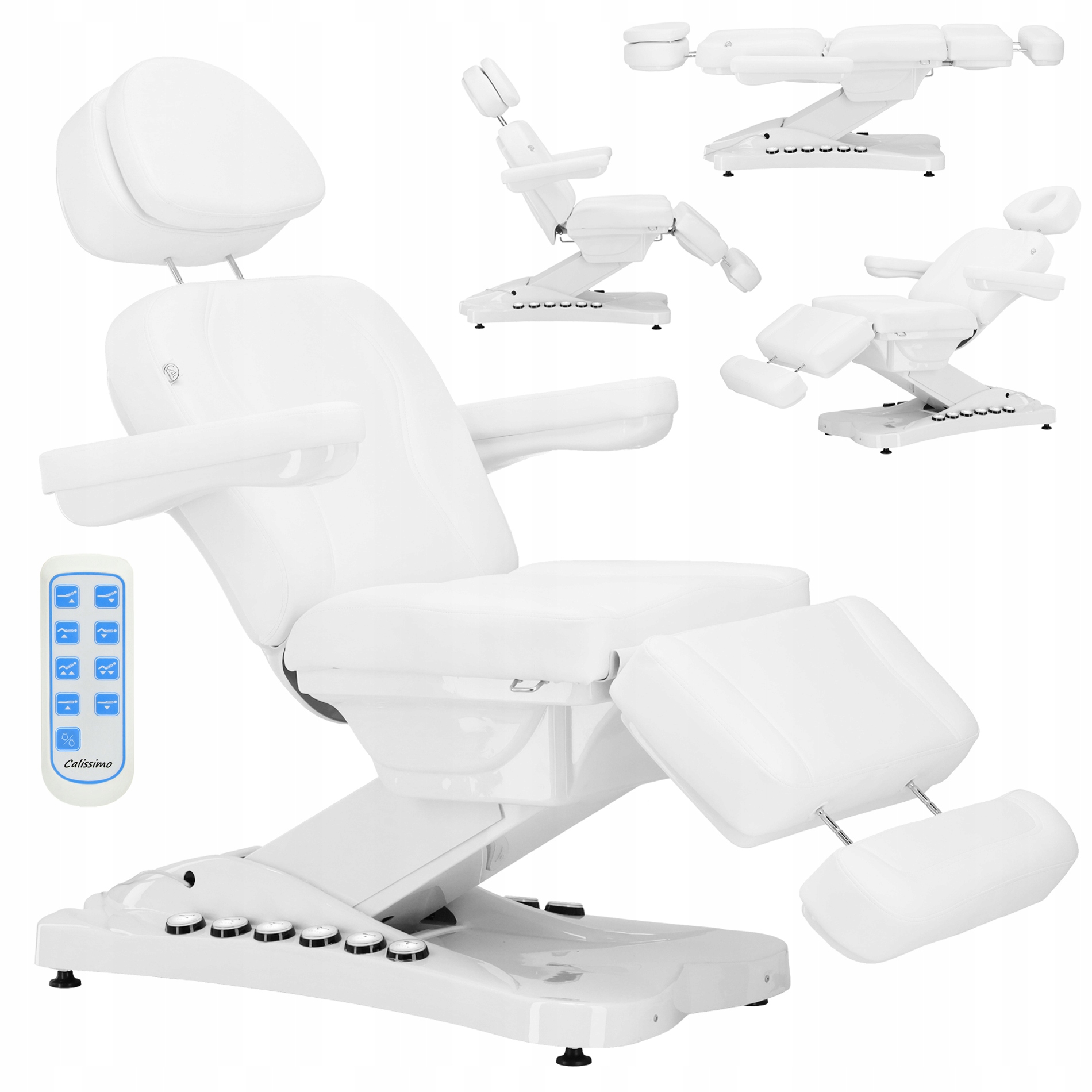 Elektrické kosmetické křeslo pro pedikérský salon, 3 pohony