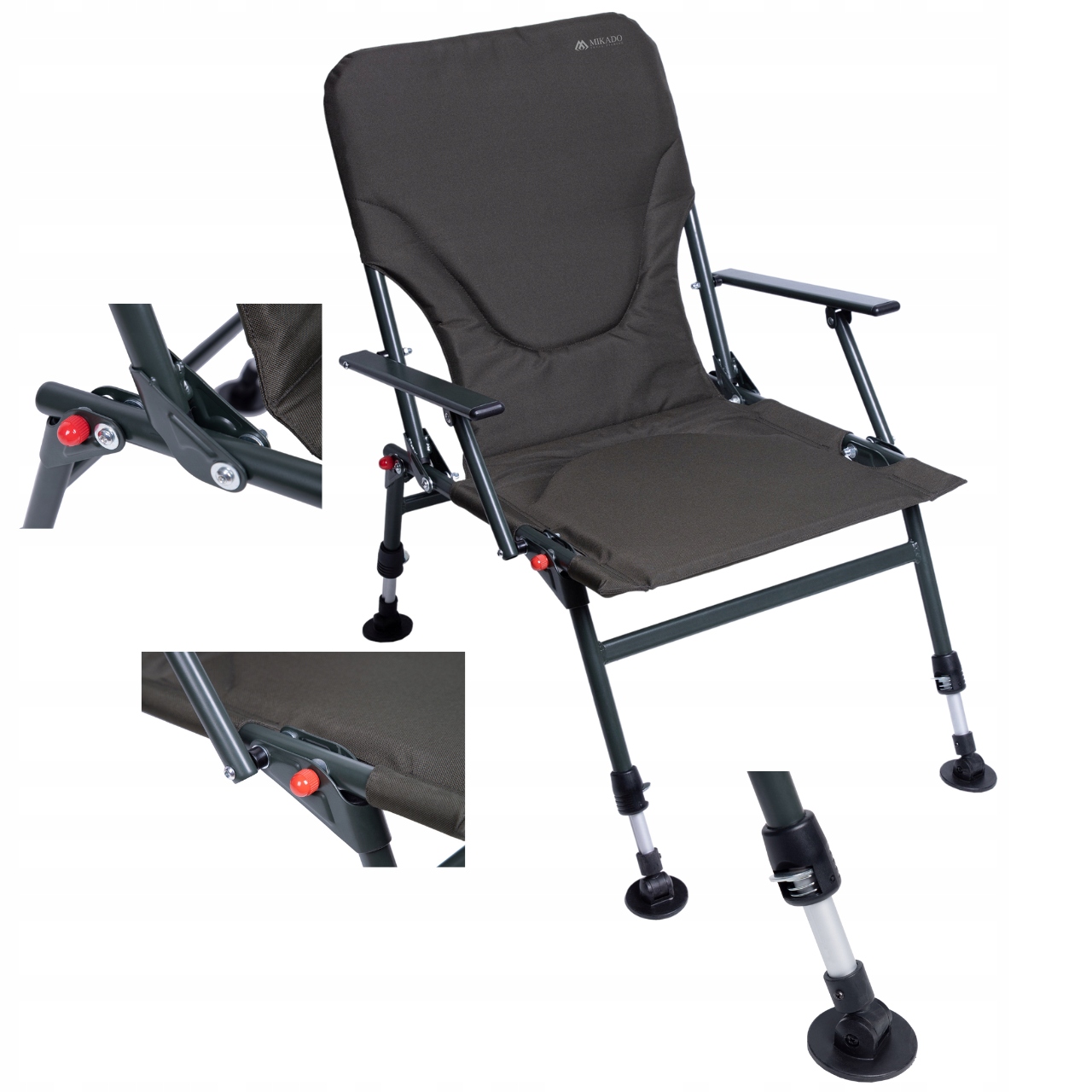 Mikado Fotel Krzesło Wędkarskie Basic Chair