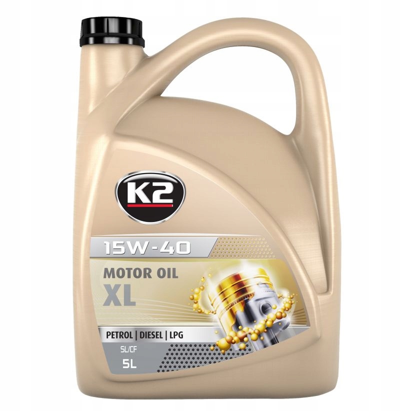 K2 Texar 15W-40 Xl-td 5L Olej Silnikowy Api Sl/cf