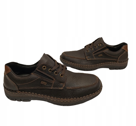 polobotky Tex širší tuhost Rieker 05100 hnědé r42