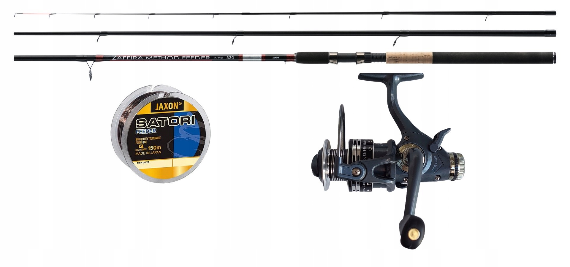 Zestaw Jaxon Zaffira Method Feeder Kołowrotek