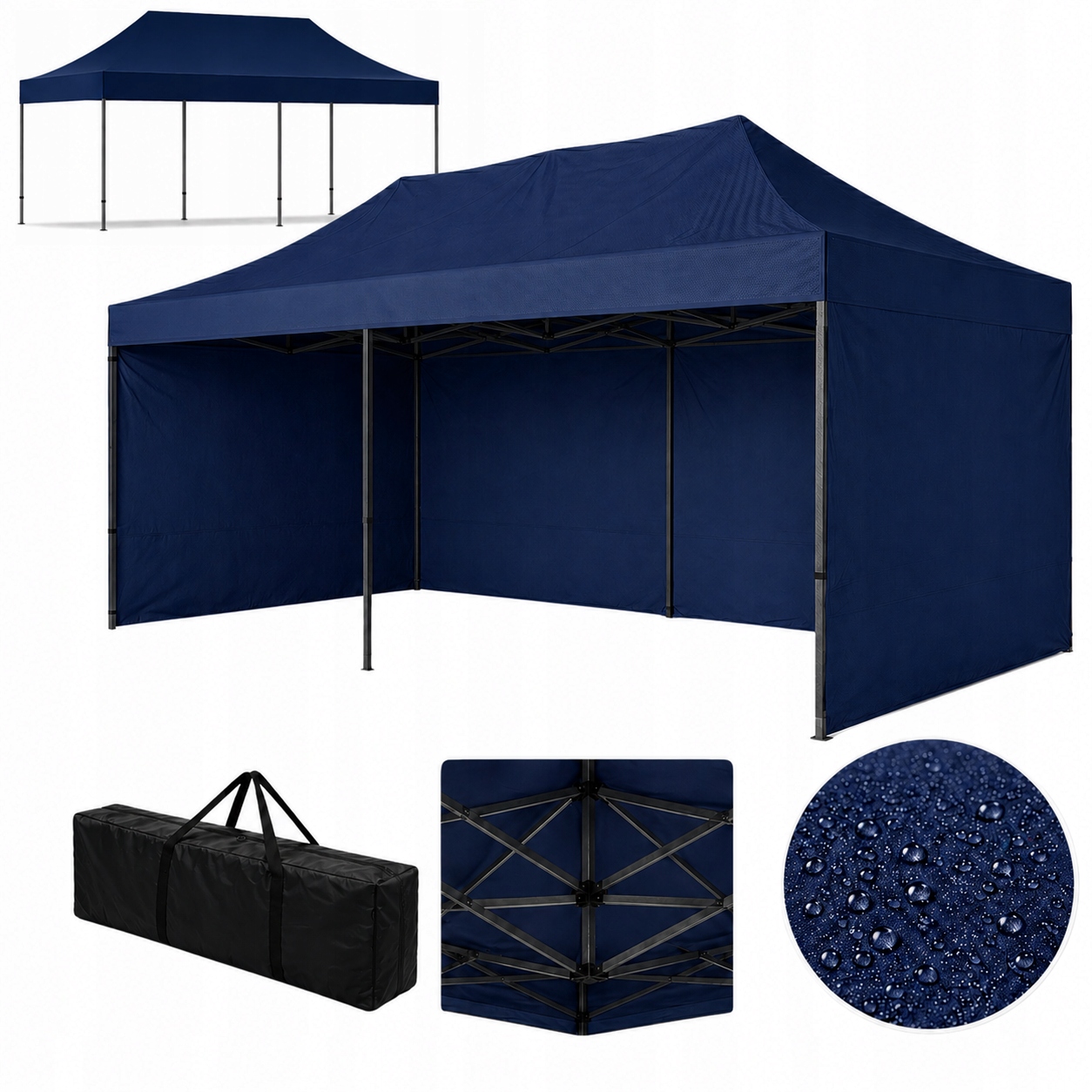 Pavilón 3 steny 3 x 6 x 3,1 m