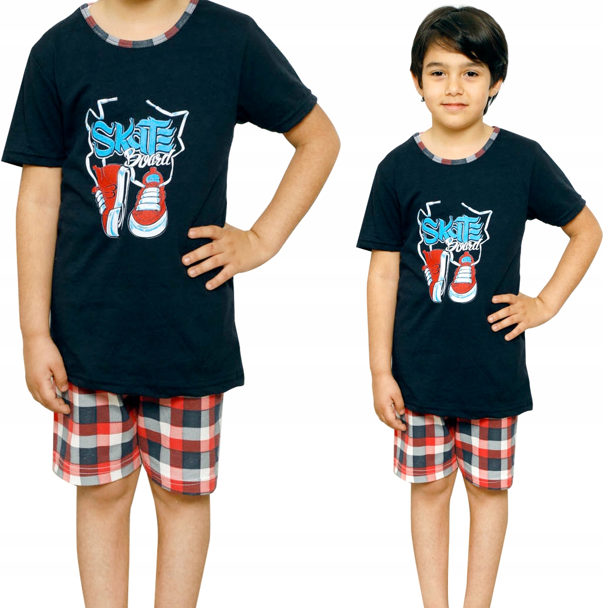 

Bawełniana Piżama Chłopięca Dziecięca krótki rękaw