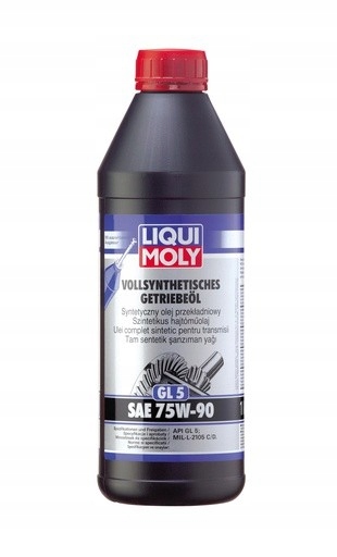Olej przekładniowy GL5 75W-90 Liqui Moly Wysoka wydajność i ochrona