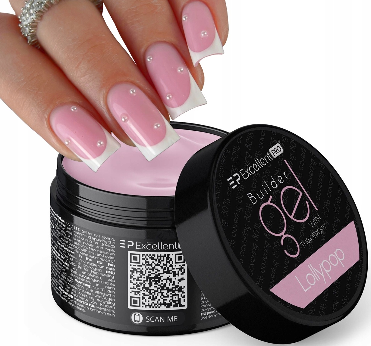 Excellent Pro Builder Gel Lollypop Żel Budujący Z Tiksotropią Tpo Free 50 g