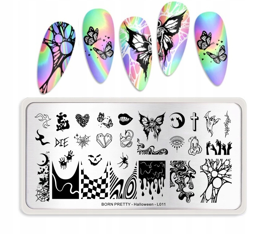 

Blaszka do Stempli do zdobienia Paznokci Halloween