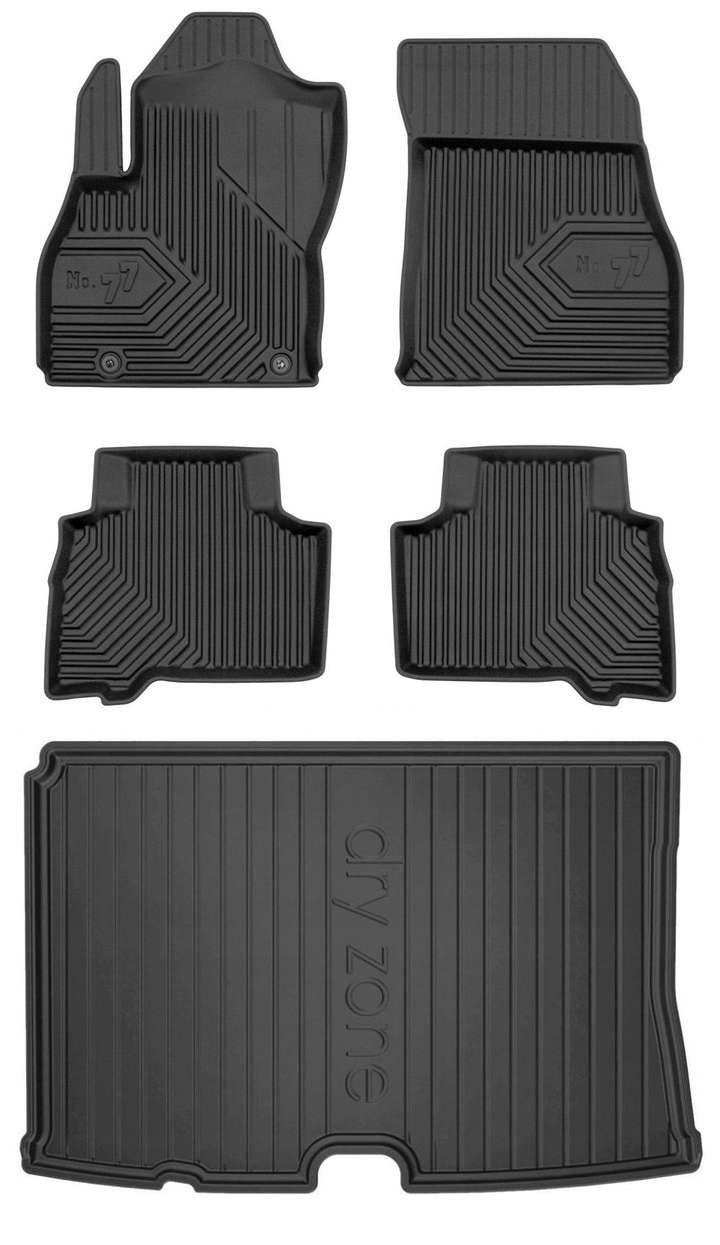 Set 77 Koberce a rohože Fiat Qubo Lounge 2008-2020
