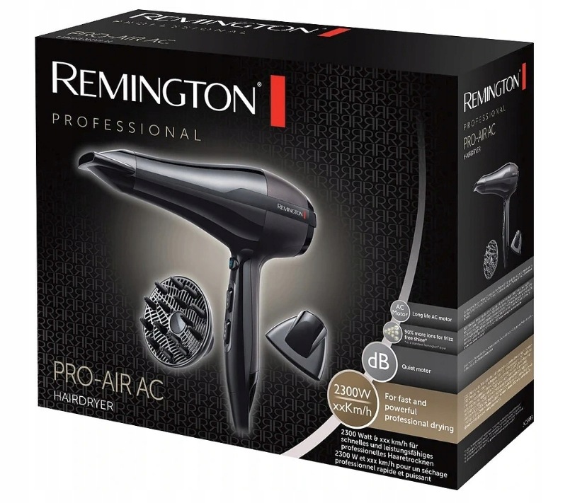 Ionizační vysoušeč vlasů Remington AC5999 2300W difuzér koncentrátor