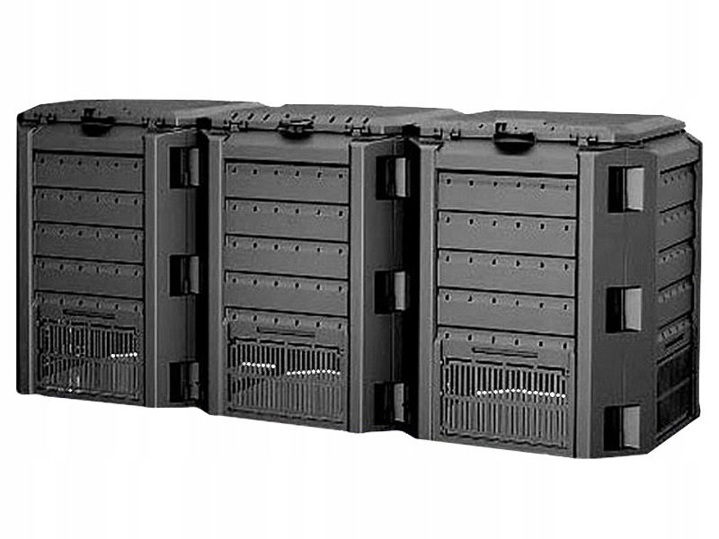 Kompostownik Module Compogreen 1200L Czarny Pojemnik Do Kompostu Ogrodowy