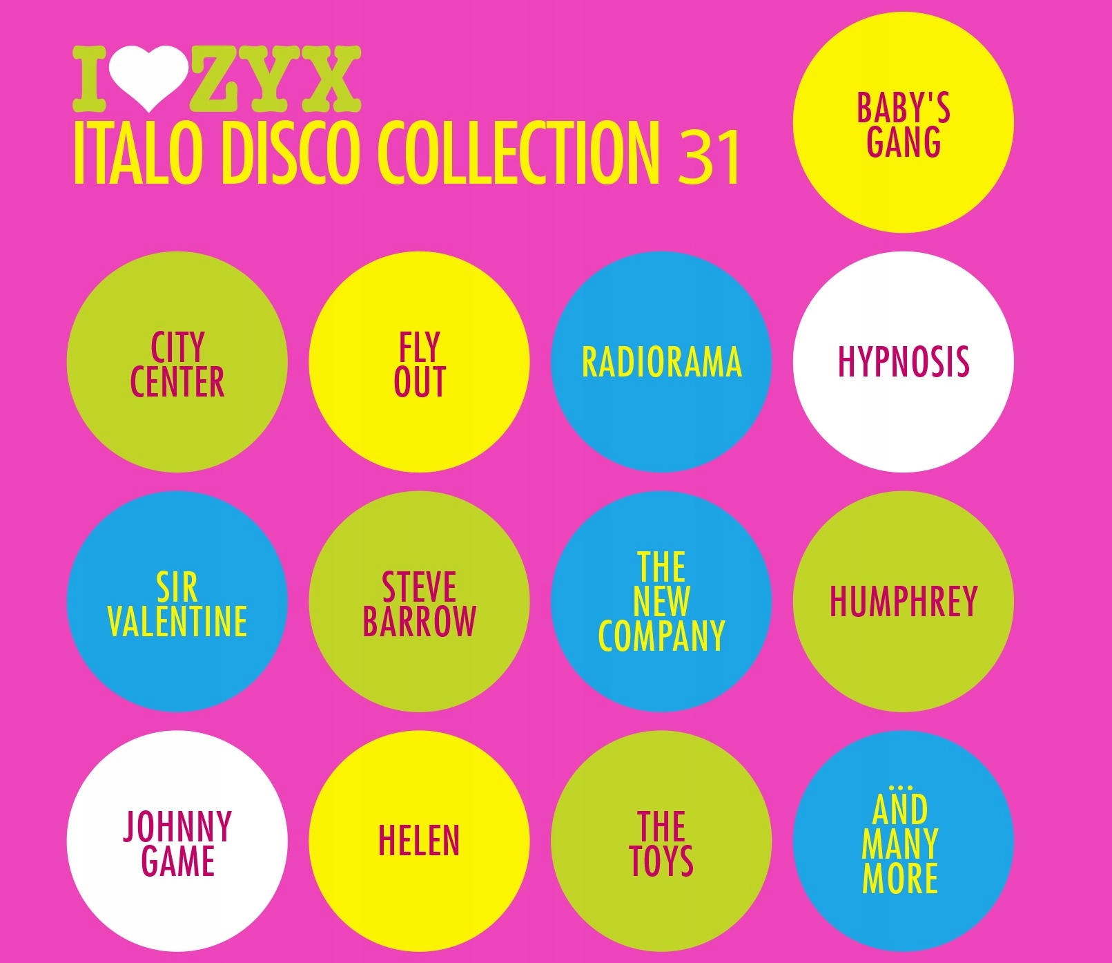 

I Love Zyx Italo Disco Collection 31 2021 3CD