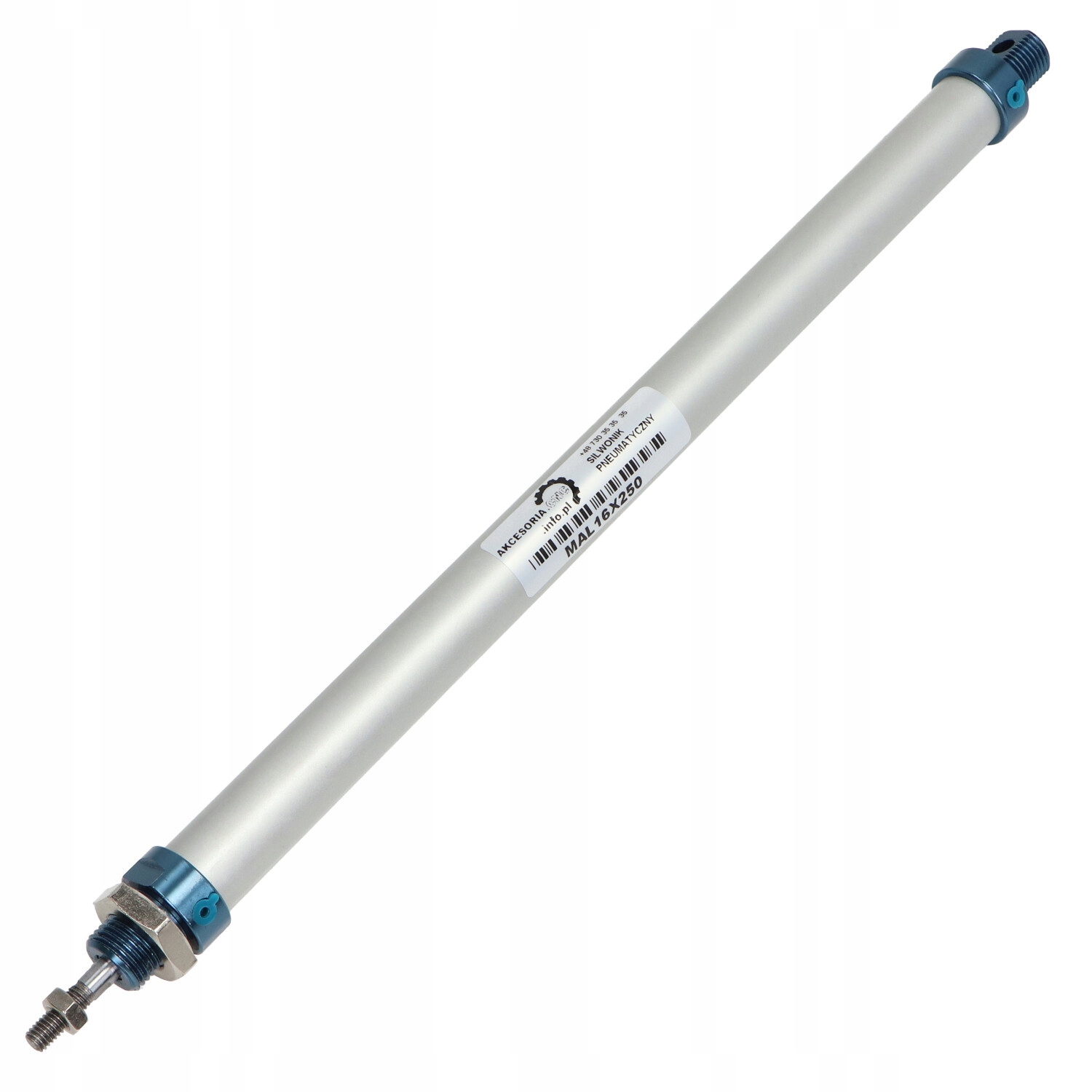 Siłownik Pneumatyczny Napęd Okrągły MAL16X250 tłok 16 mm skok 250 mm