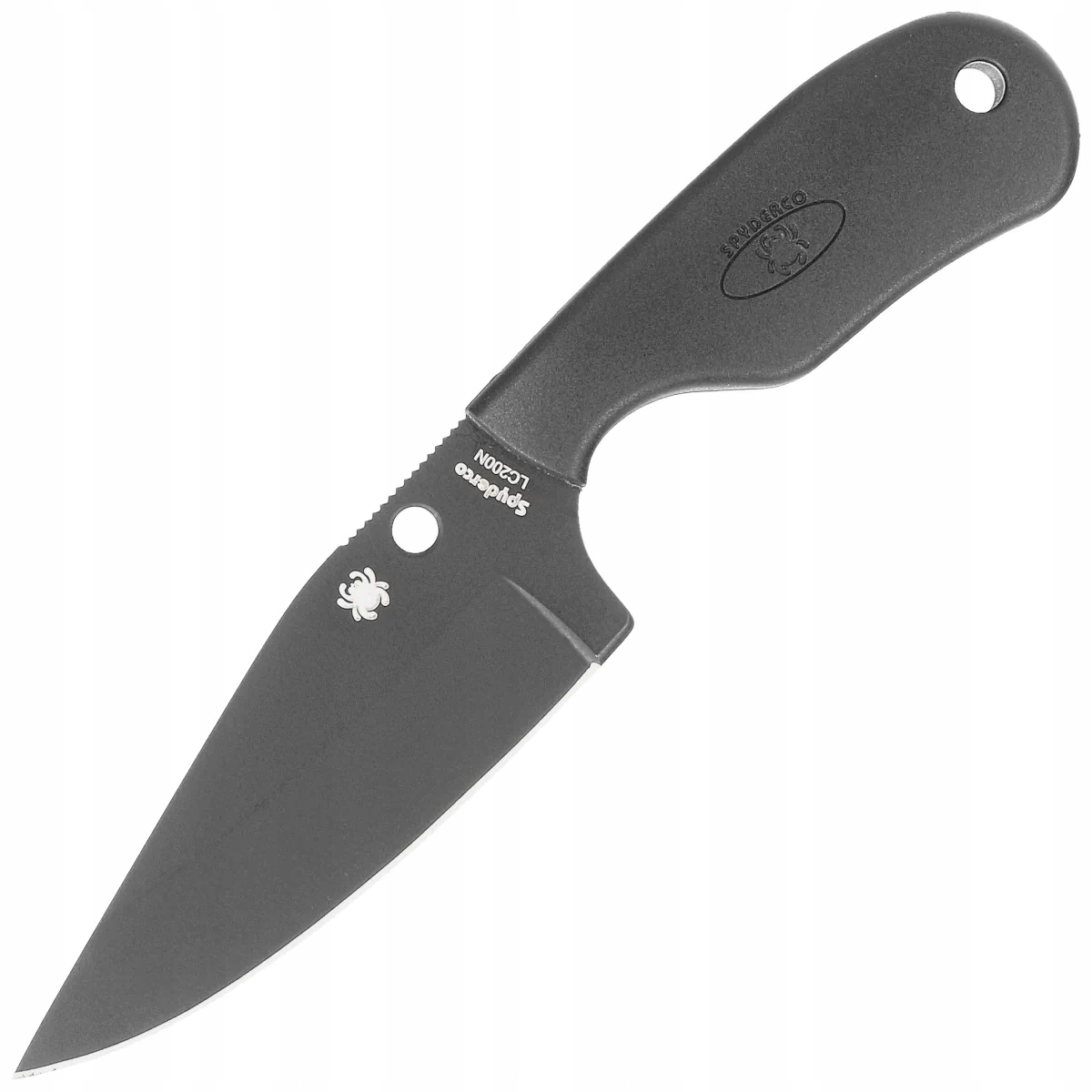 Nóż na szyję Edc Spyderco Subway Bowie Stal LC200N Boltaron by Fred Perrin