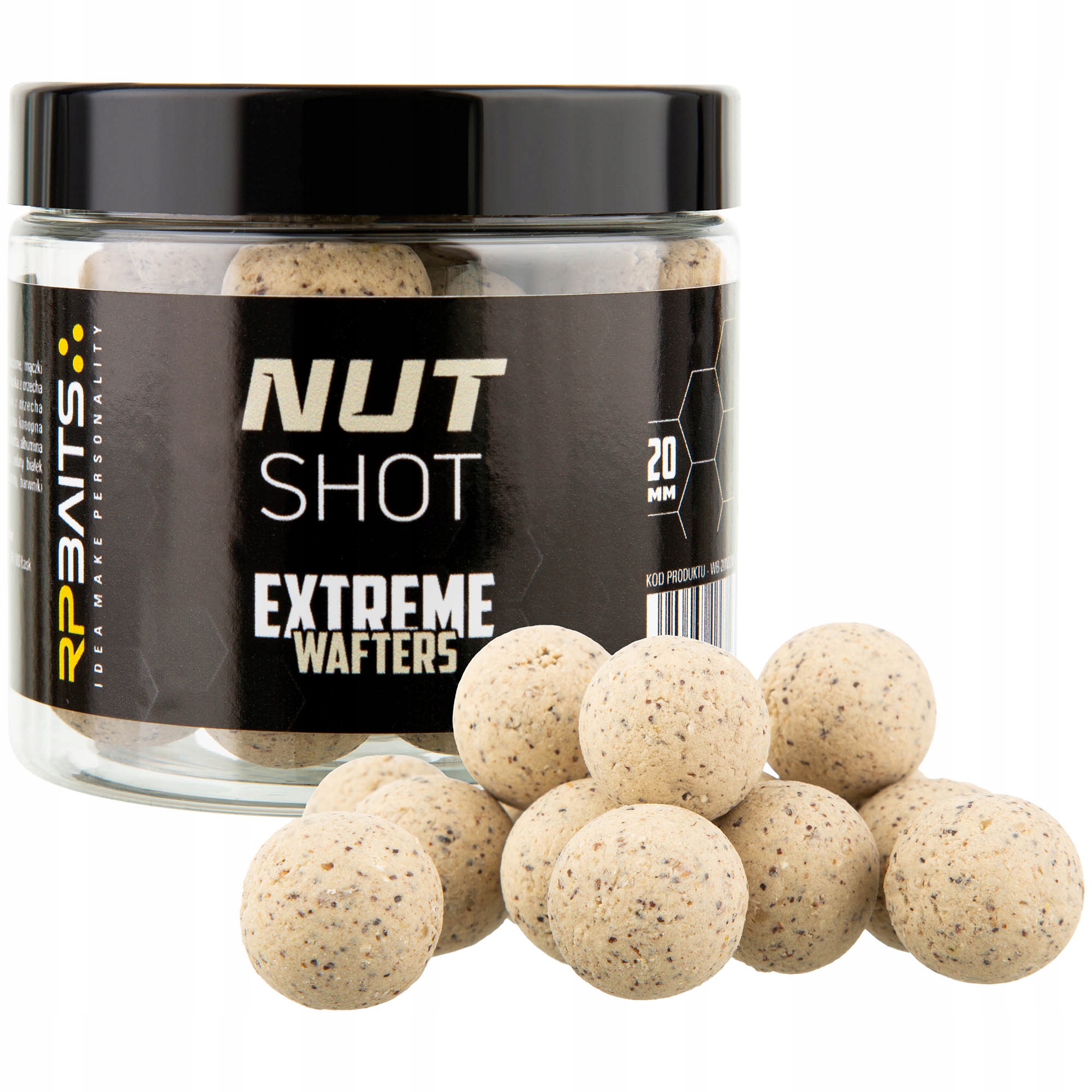 Rp Baits Kulki Waftersy Zbalansowane NutShot Orzechy 20 mm