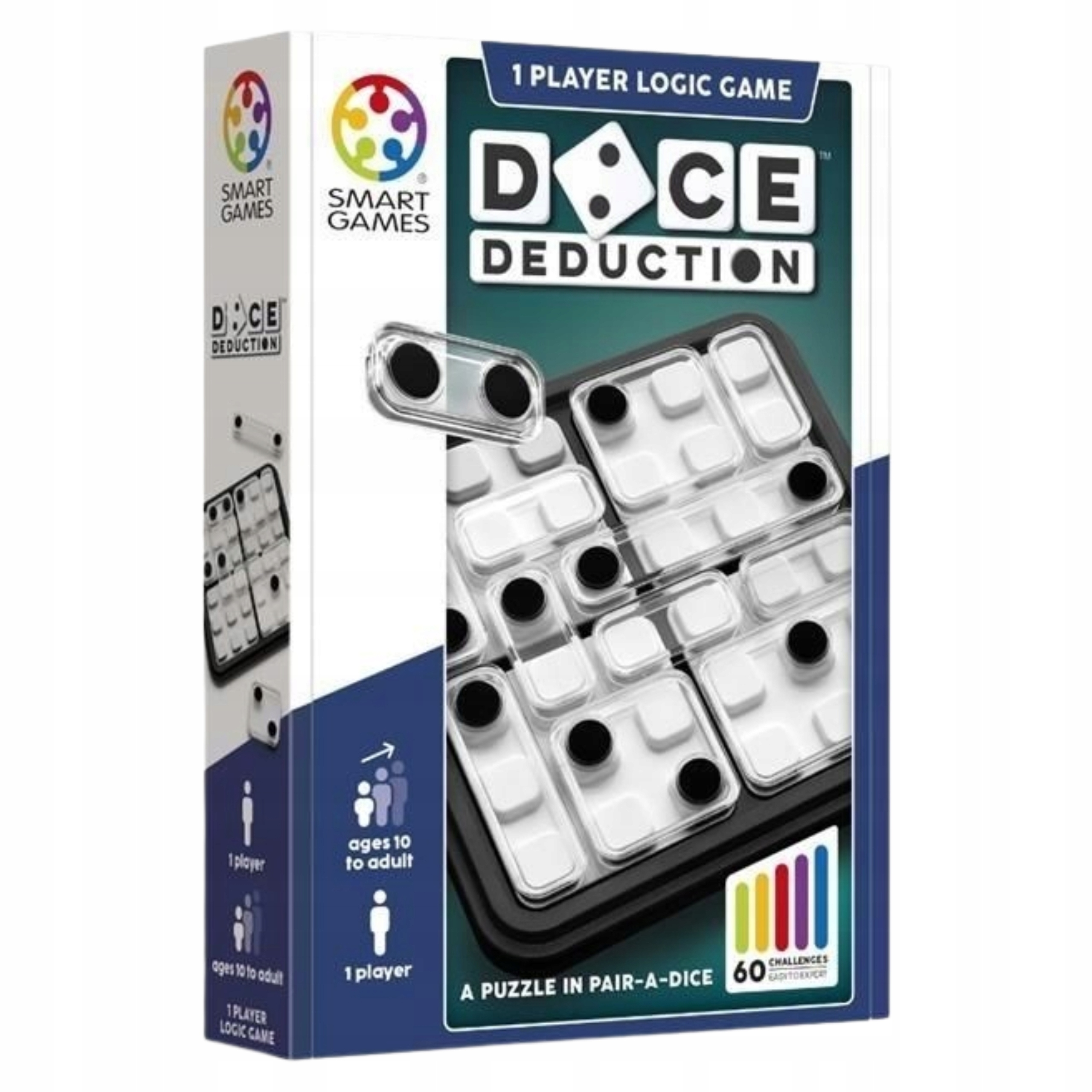 Smart Games Dice Deduction – gra logiczna, 60 zadań dla dzieci i dorosłych