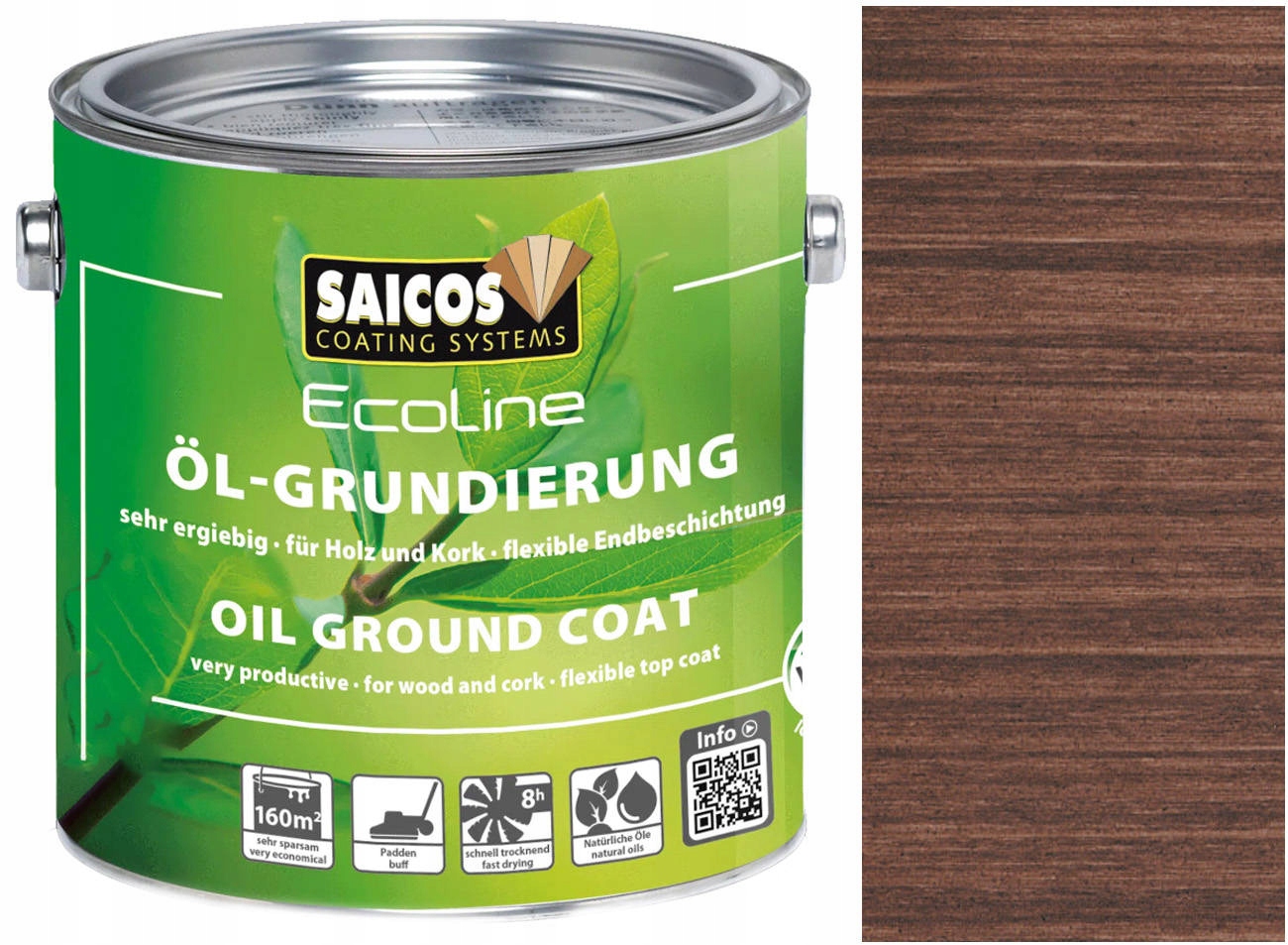 Saicos MultiTop Olej Grunt Palisander 3485 0,75L