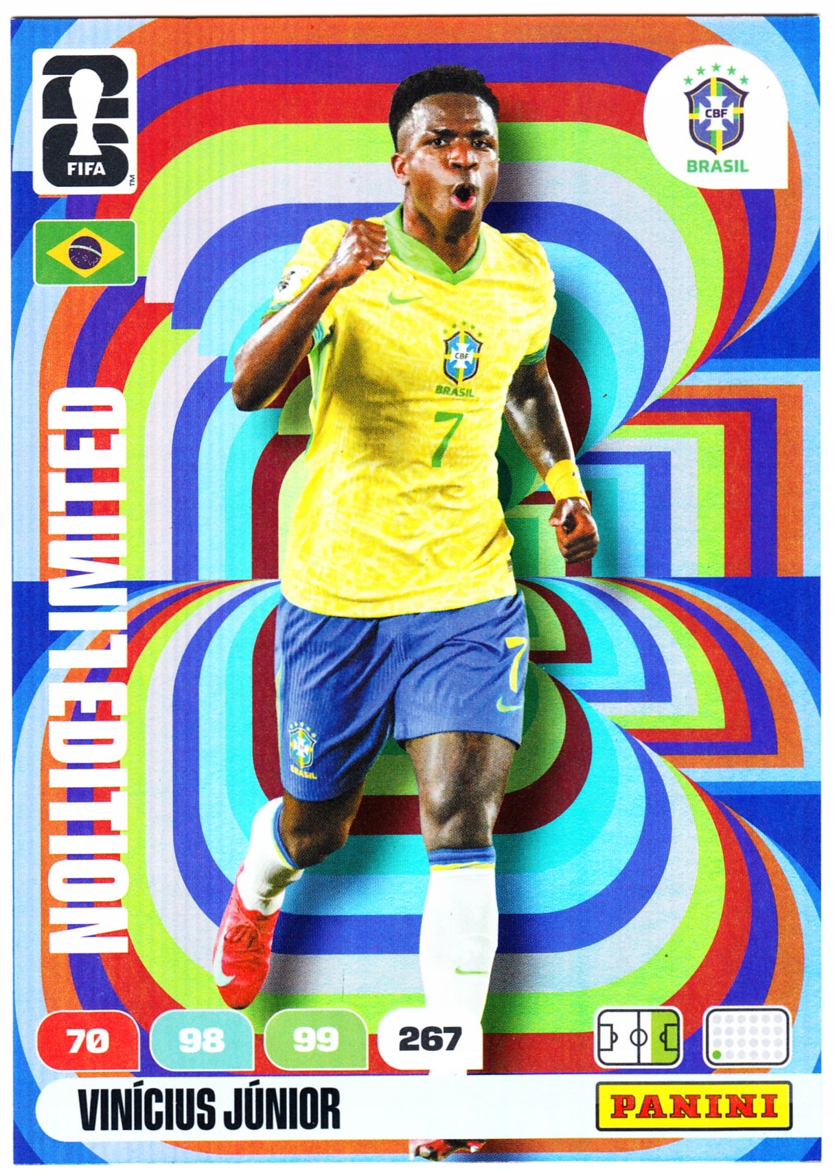 Panini Fifa World Cup 2026 Limited Edition XXL Vinicius Jr.