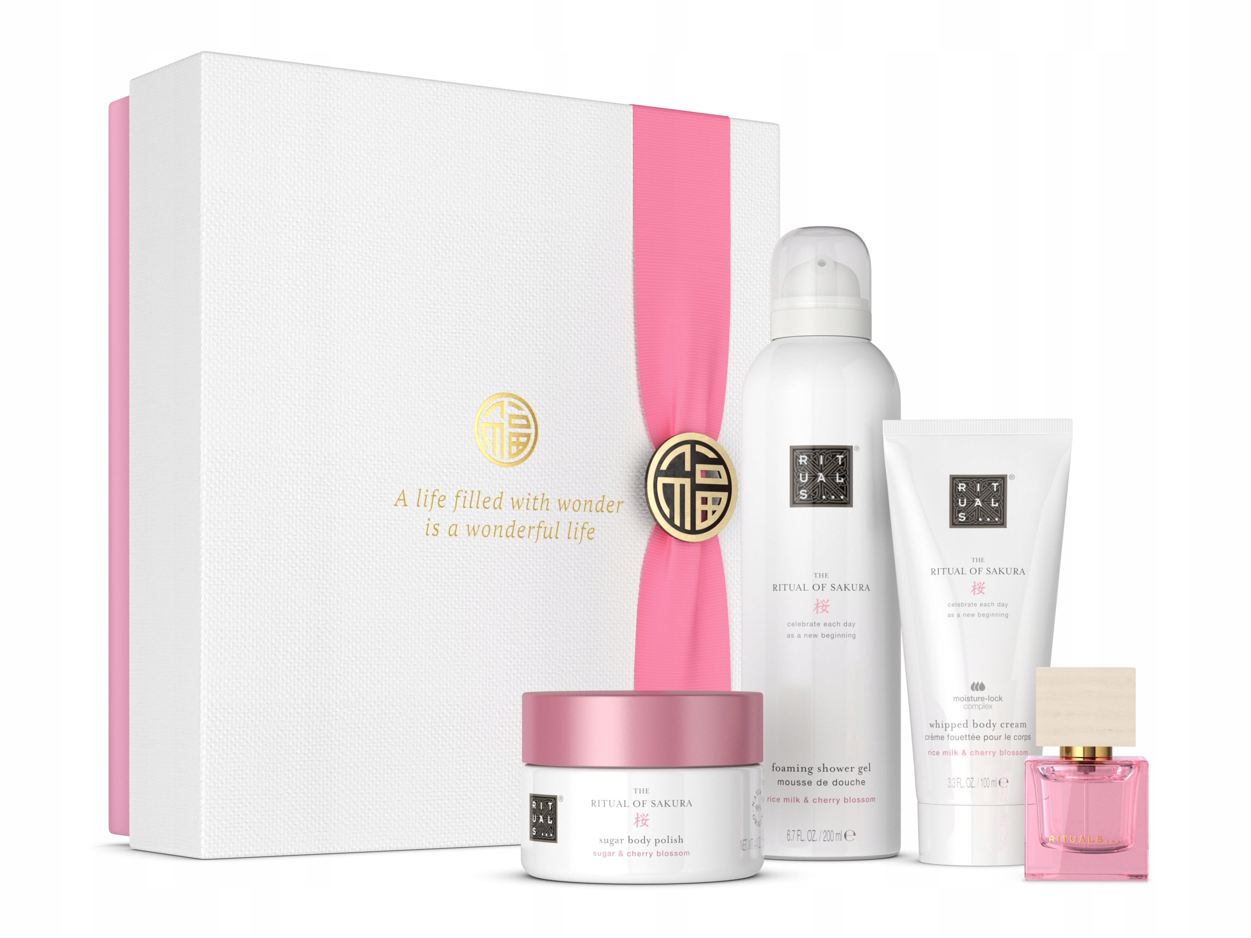 Rituals The Ritual of Sakura zestaw w zasięgu ręki, 4 produkty do piel