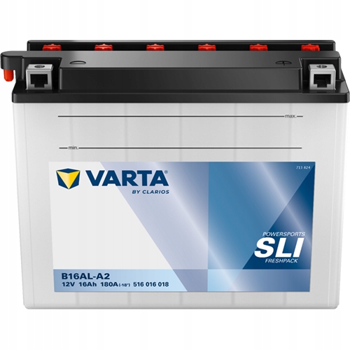 Akumulator Motocyklowy Varta YB16AL-A2 16Ah 180A Najnowszy Model