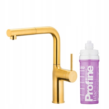 Kfa Kuchynská Batéria, Filtrácia Vody Duero Pure Move, Brushed Gold
