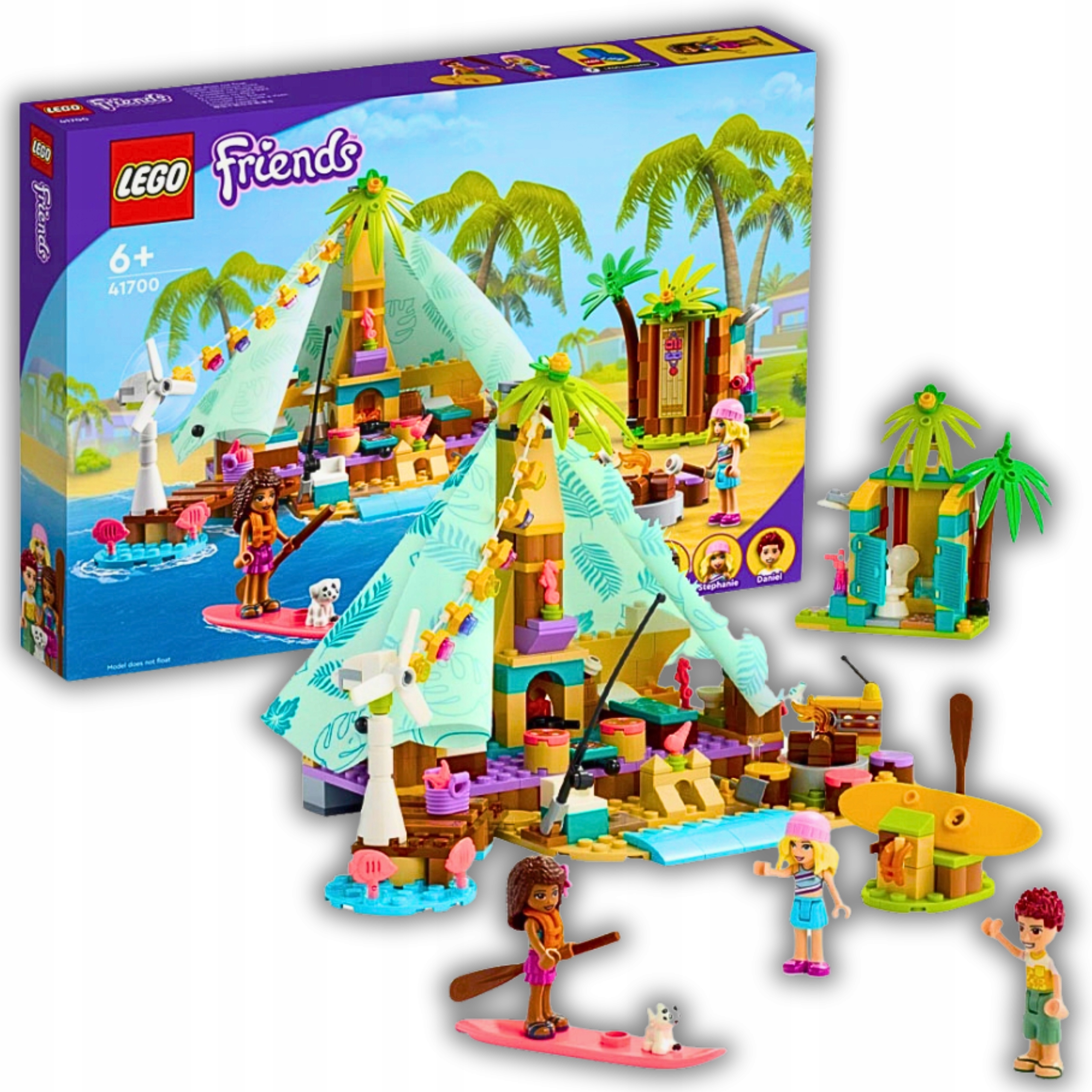 Lego Friends 41700 Sada kostek Luxusní kempování na pláži