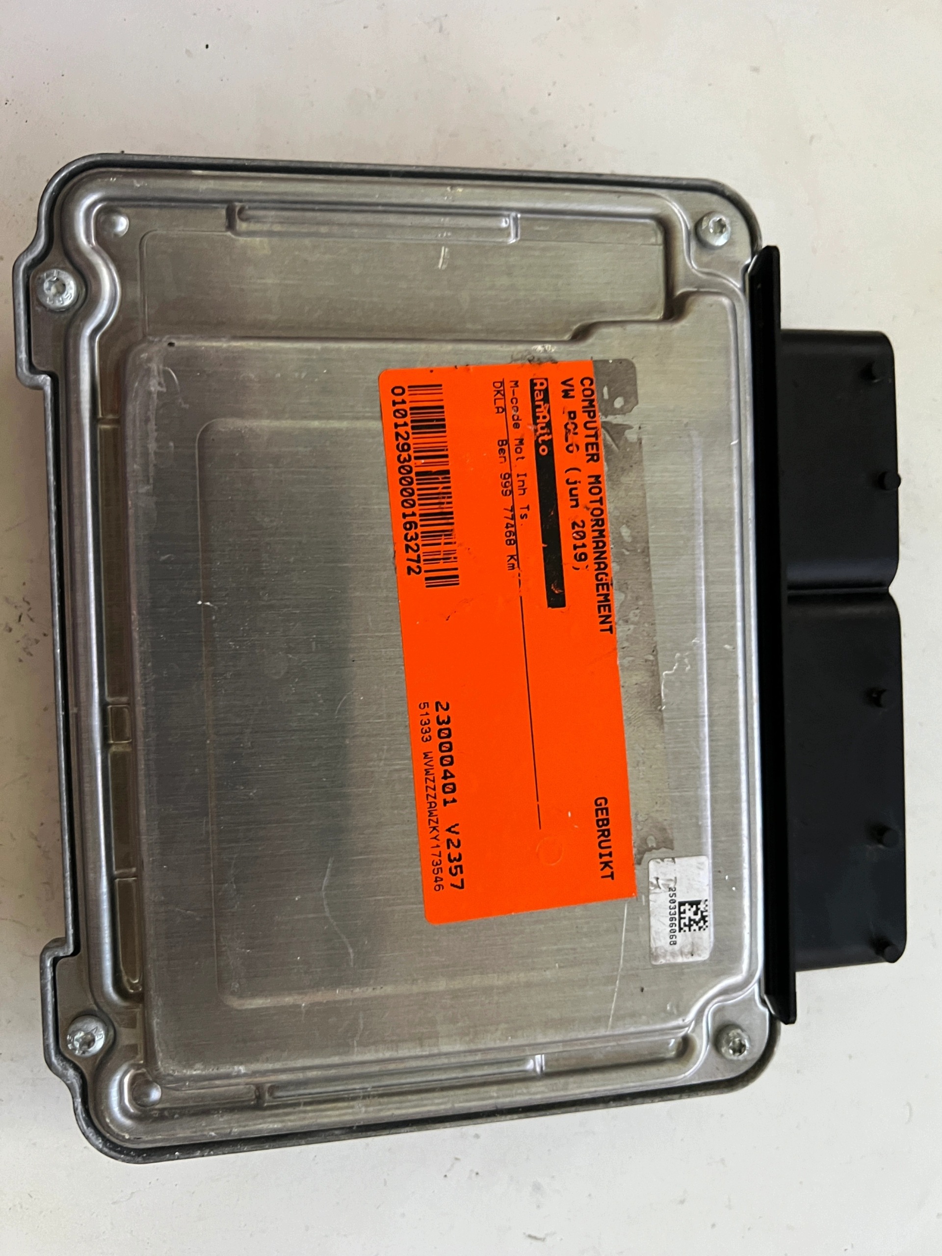VW POLO 1.0 TSI DKLA 04C907309BB 1049T05940 0261S17849 computer Originale