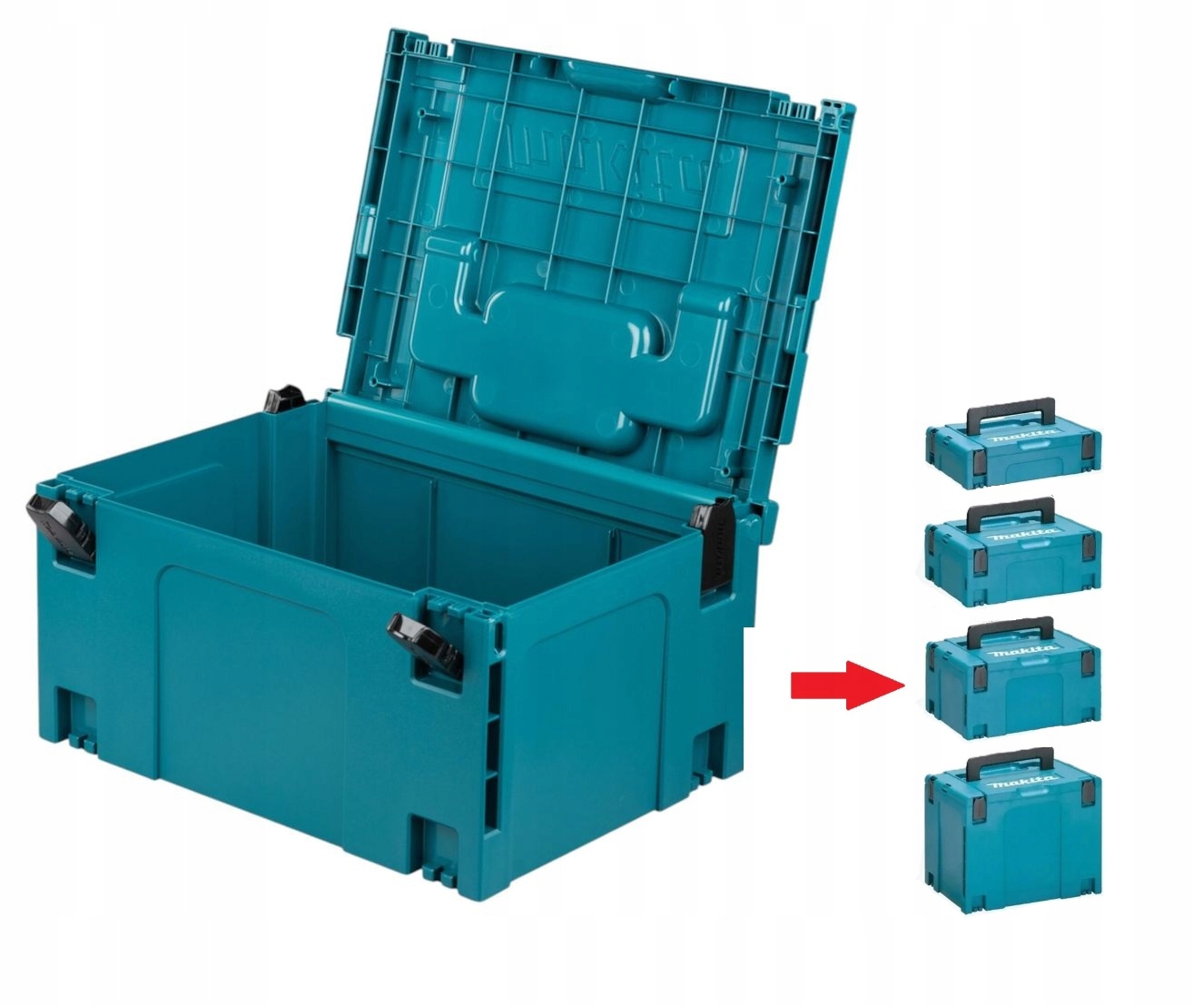 Makita Makpac 3 821551-8 Walizka systemowa 395 x 295 x 210 mm Duża