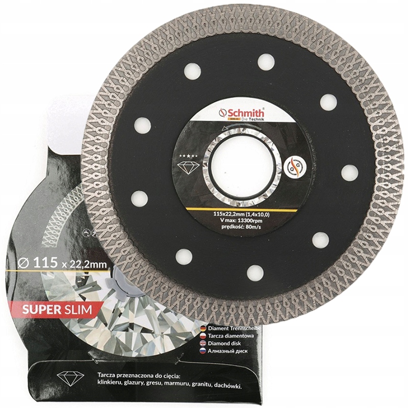 

Schmith Tarcza Diamentowa 115mm Do Gresu Płytek