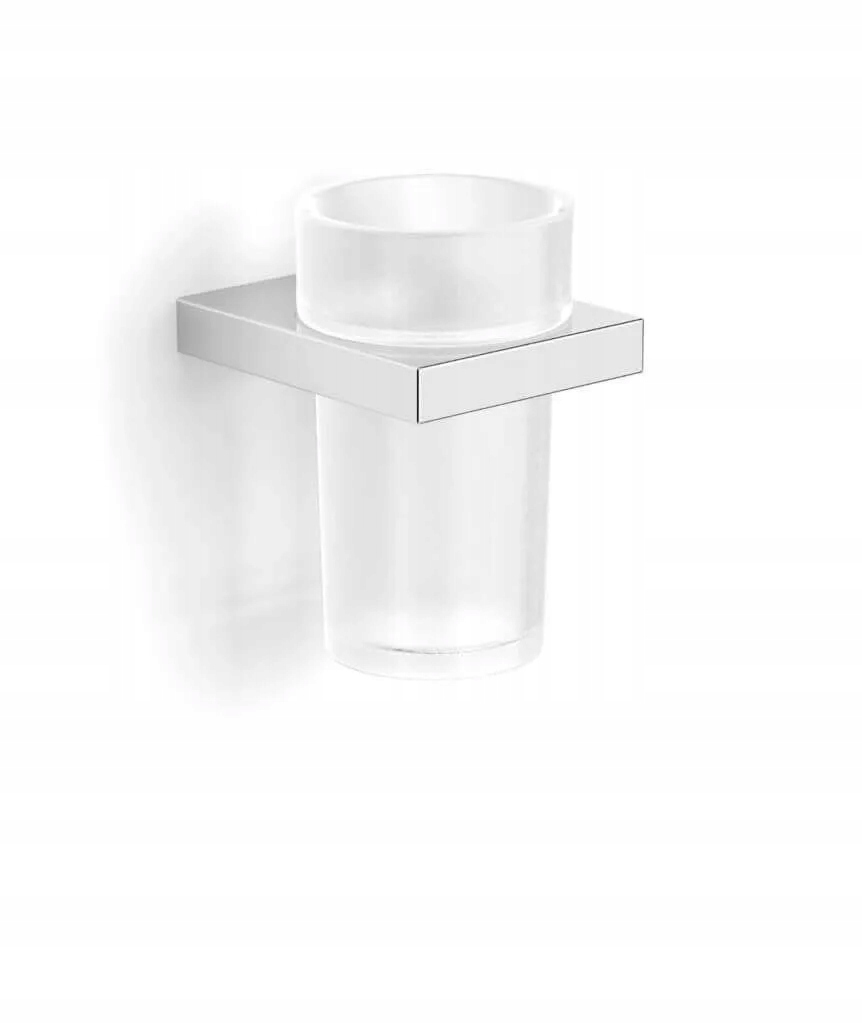 Držák na nápoje chrom matné sklo Stella Kobe