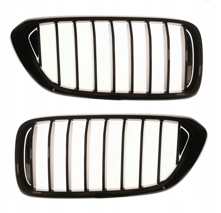 Bmw 6 (G32) Ledvinky Černé Mřížky Atrapy V Nárazníku Gril Komplet Levá Pravá