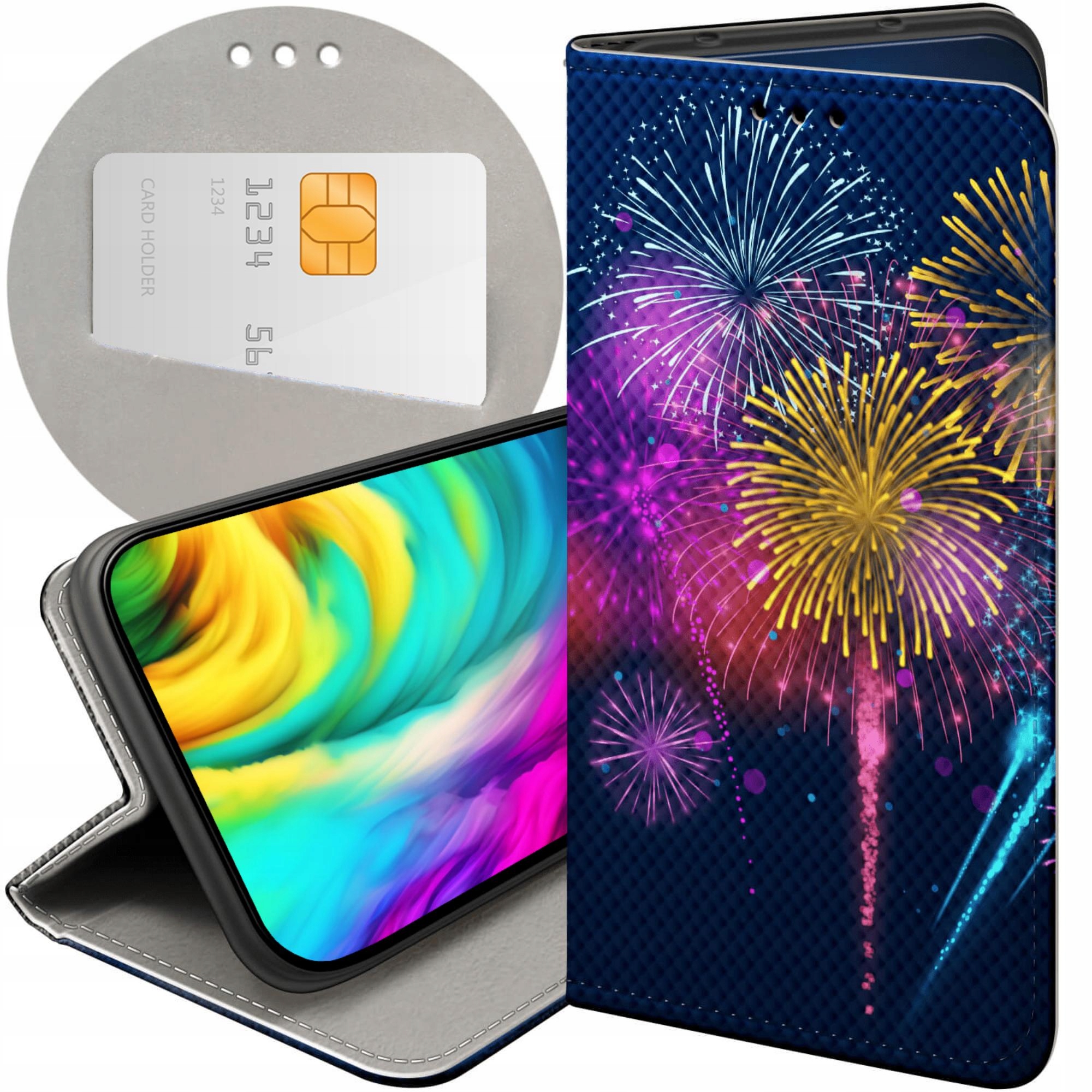 Etui Z Klapką Do Honor MAGIC7 Pro Sylwester Impreza Nowy Rok Futerał