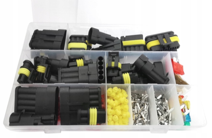 Zestaw Złącz Superseal 1-6PIN Bezpieczniki