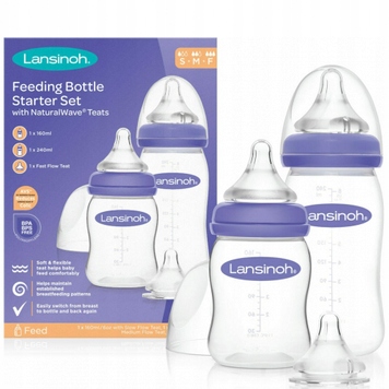 

Lansinoh Butelka Antykolkowa Zestaw 160ml 240ml
