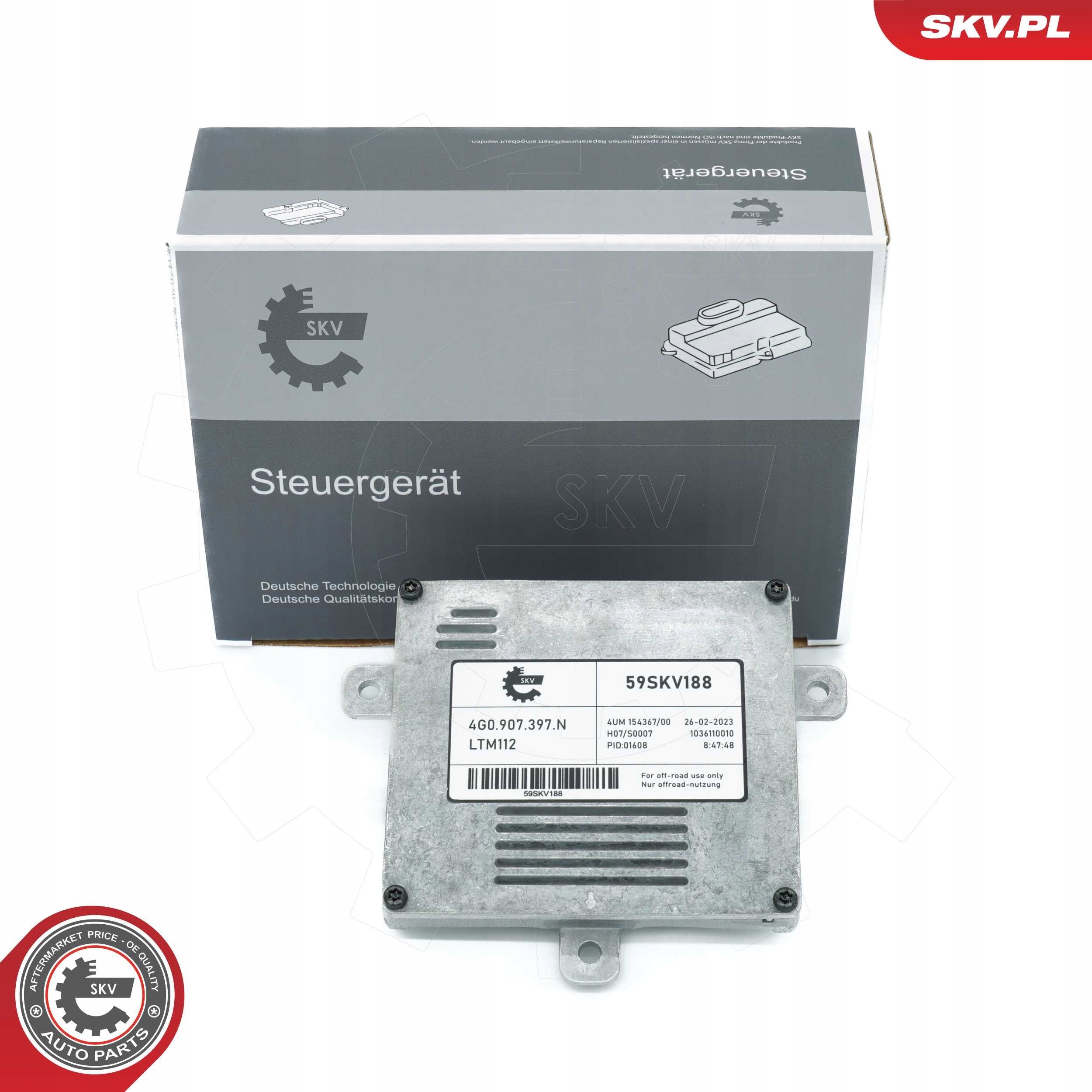 БЛОК УПРАВЛЕНИЯ, Освещение esen skv 59SKV188