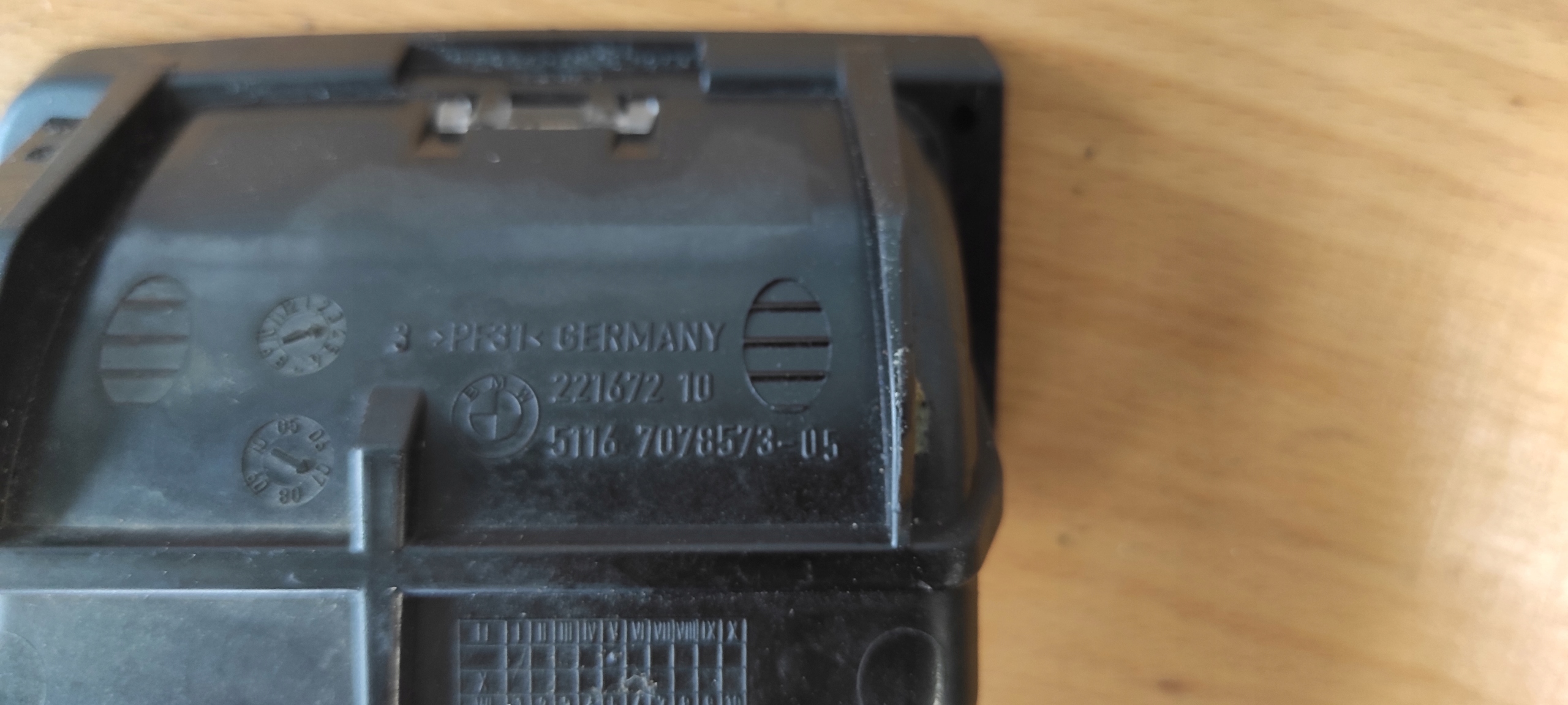 Wklad popielniczki Cendrier BMW E81 E87 E90 7078573