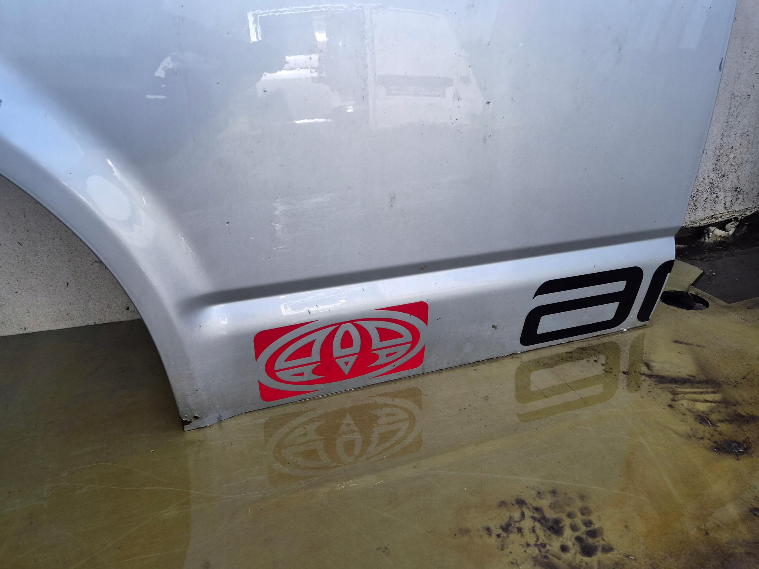 door front left VW T5 T5 LIFT front kierowca/ driver´s silver