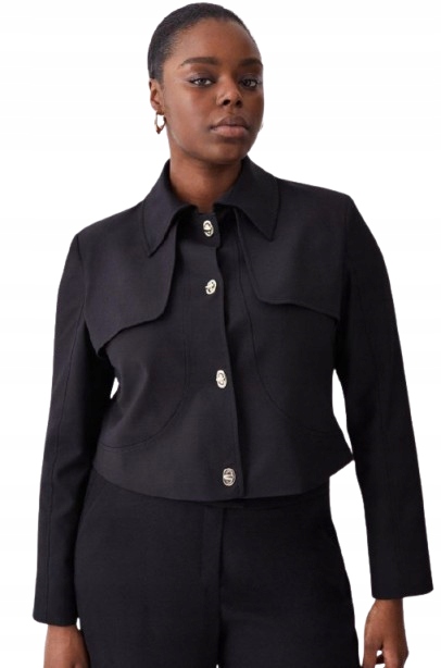 Karen Millen Plus Size Přechodová Bunda 48 Y1K