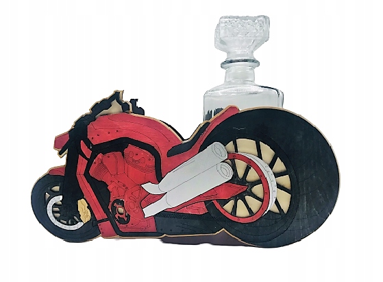 

Zestaw Stojak Karafka Kieliszki Motor Chopper