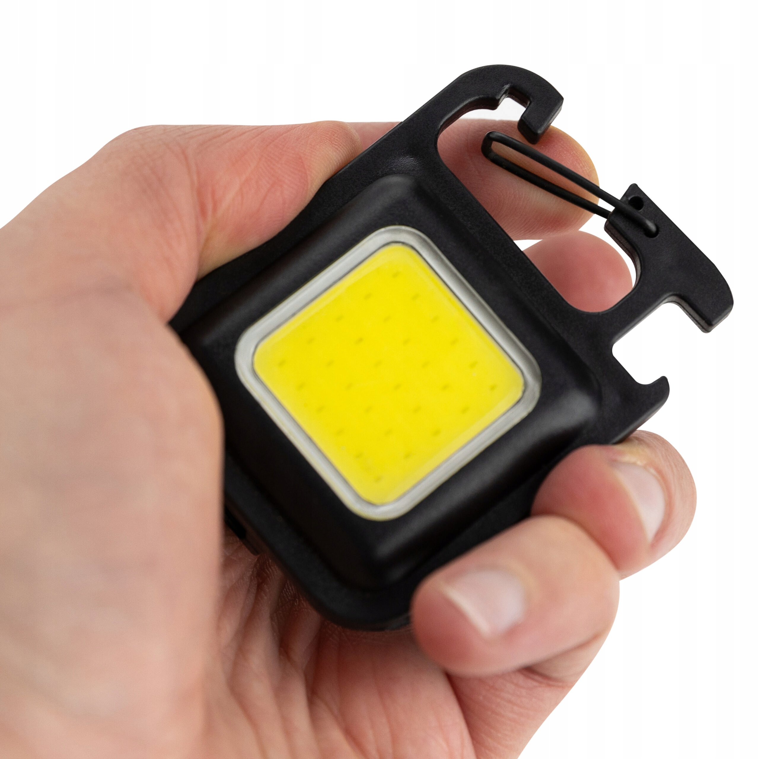 LATARKA LED COB KIESZONKOWA WIELOFUNKCYJNA OTWIERACZ MAGNES BRELOK KLUCZY Marka Vergionic