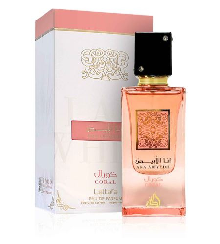 Lattafa Ana Abiyedh Coral arabské parfém unisex 60 ml Edp