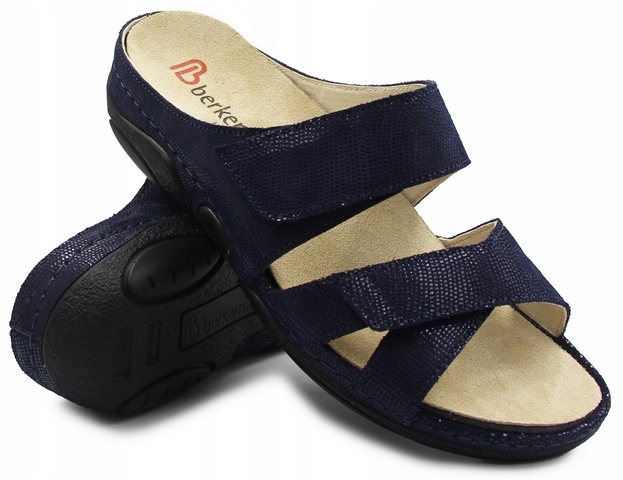 Nazouváky pro ženy z přírodní kůže pro práci Berkemann 01604-335 36 1/3