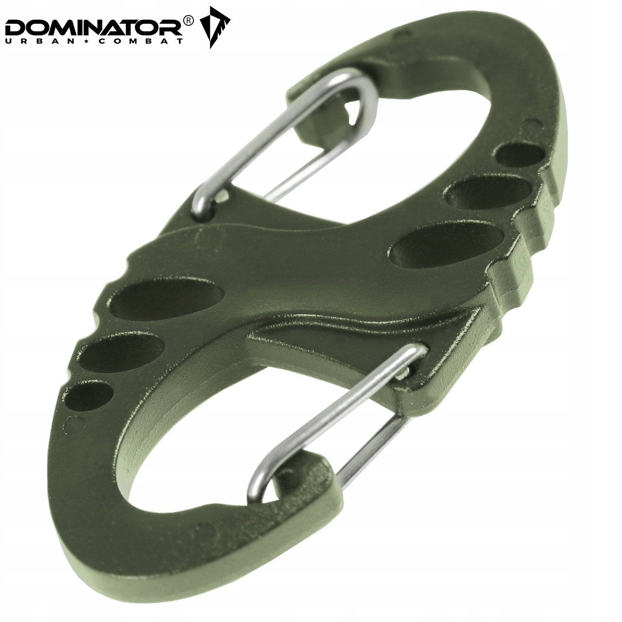 KARABIŃCZYK DWUSTRONNY DOMINATOR S-Hook OLIVE Marka Dominator